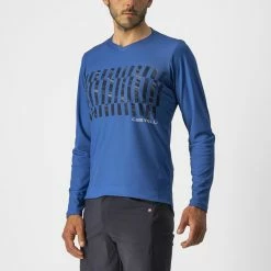 T-shirt Trail Tech ML Castelli Homme