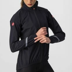 Veste De Pluie Castelli Emergency 2 Femme -Équipement Textile cycliste Soldes veste pluie emergency 2 femme castelli 2