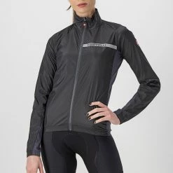 Coupe Vent Castelli Squadra Stretch - Femme -Équipement Textile cycliste Soldes veste squadra stretch w castelli 2