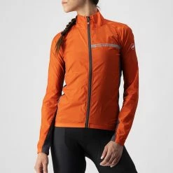 Coupe Vent Castelli Squadra Stretch - Femme -Équipement Textile cycliste Soldes veste squadra stretch w castelli 5